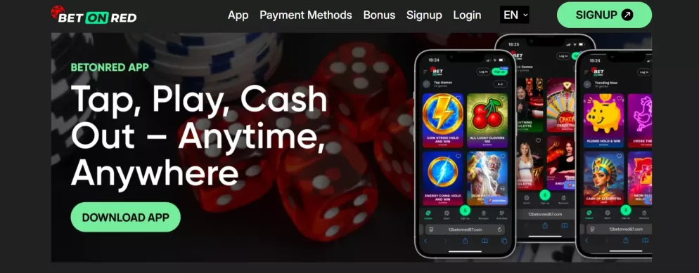 Betonred Casino — 1500 zł + 250 Darmowych Spinów, odbierz bonus powitalny i graj online